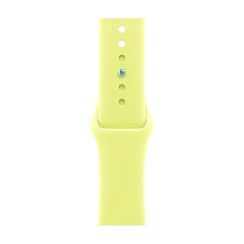 Apple Watch SE 3 40 mm, Starlight Aluminum Neon Yellow Sport Band M/L